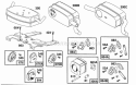 Mufflers Groups Deflectors Diagram and Parts List for 400707-0102-99  Briggs and Stratton Engine